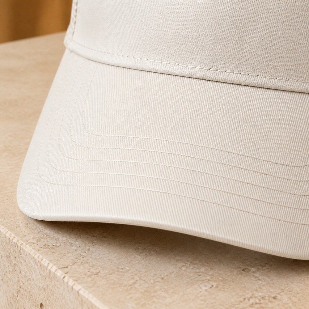 ALO Yoga Fresh Ivory Embroidered Logo Mesh Cap - Picture 5 of 8